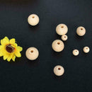 50Pcs/set Log Color Lotus Wood Beads Diy Beaded Loose Beads Hemu Jewelry Z1K9