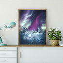 5D DIY Full Drill Diamond Painting Aurora Scenery Embroidery Work (07)