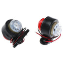Car Truck LED Side Marker Light Double Lamp White Red For Trailer Lorry CaravaOZ