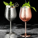 304 Stainless Steel Red Wine Goblets Juice Drink Champagne Goblet Party Bar D2D6