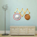 Accordion Wall Hanger 10 Hooks Pack Of 2 Natural Wood Wall Mounted Expandab