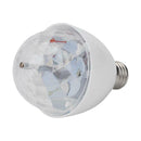 E27 RGB LED Bulb 3W Rotating Crystal Magic Ball Stage Party DJ Disco Light A