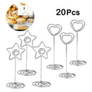 20 Pieces Door Name Table Holder Photo Memo Card Clip Brand Place Wedding f T8K9