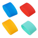 4Pcs Silicone Round Non-slip Water Bottle Mug Cup Sleeve Protection Cover