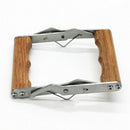 2PCS Frame Grip with Wooden Handle - Beekeeping Stainless Steel Holder, Lif