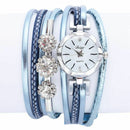 Duoya Brand Bracelet Watches For Women Luxury Crystal Clock Quartz Watch Fa