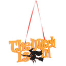 1pc Halloween Sign Pumpkin Hanging Pendant Ornament For DIY Window Door WalSEAU