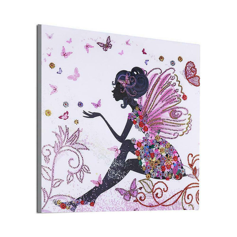 5D DIY Special Shaped Diamond Painting Butterfly Fairy Cross Stitch Kits