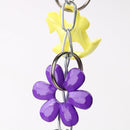 Bird Parrot Macaw Cage Chew Bell Toys Swing Scratcher Cockatie(Random Color