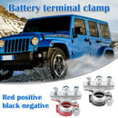 2pcs Car Battery Wire Cable Terminals Clamps Clips Connectors Universal