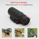 New Outdoor Portable 40x60 Zoom Optical HD Monocular Hunting Camping Telescope