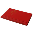Mini Penny Money Pocket Storage Coin Album Book 120 Holders Collection Red