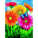 Vibrant Flower Diamond Painting DIY Full Round Drill 5D Needlework (B2422) A