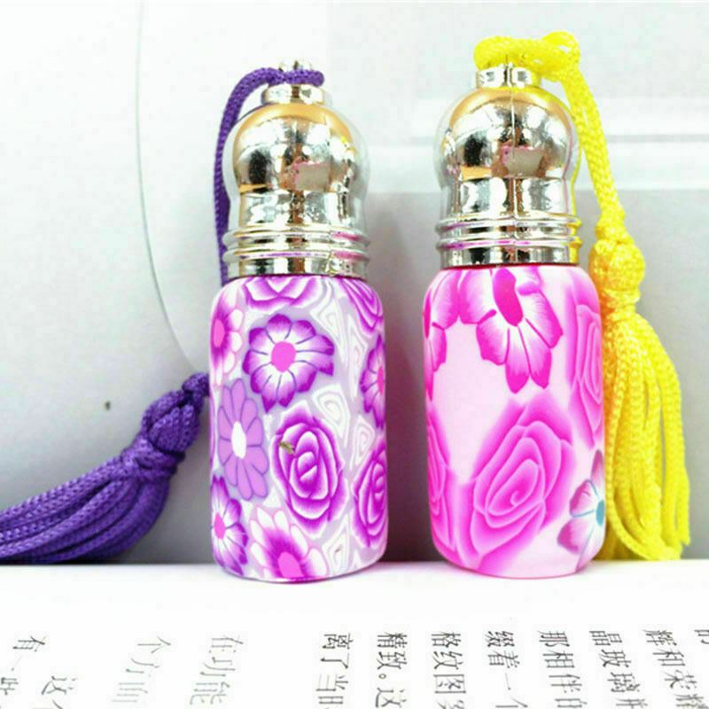 1pc 6ml Cute Glass Empty Perfume & Essential Oil Bottle Roll E9E5 On Roller I0W6