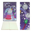 DIY Christmas Snowman Special Shaped Diamond Painting 60 Pages A5 Notebook
