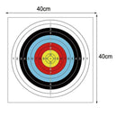 10 Round Ring Fun Archery Practice Darts Paper Target Throw Faces Prop Bows Z8J2