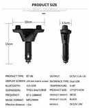 Bluetooth Car FM-Transmitter MP3 Player Hands free Kit USB Charger Radio Ad T3O4