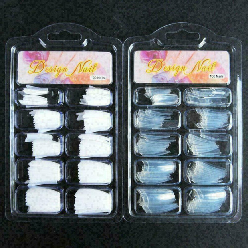 1 Set Full Acrylic Powder Nail Art Tool Set Tips Brush Manicure Tool Kit Ne V2O3