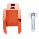 Orange Shock Absorber Height Extension Motorbike Jack Up Riser, Alloy