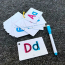English Alphabet Card Education Cognitive Memory Card Top Early Learning P1 W6J8