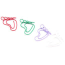 24 PCS Foot Shape Paper Clips Creative Interesting Bookmark Clip Memo Clip  O4D4
