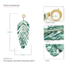 Acrylic Leaf Earrings Fresh And Simple Acetic Acid Plate Leaf Earrings Exag