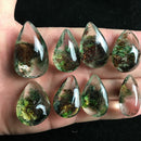 Natural Ghost lifelike Quartz Clear Crystal Gems Specimen Healing Pendant TOP!