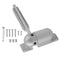 2pcs Metal Mini Door Closer Closing Automobile Adjustable Door Stopper Gray