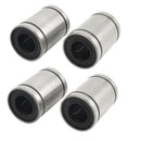 4 pcs LM12UU 12x22x32mm Double Side Rubber Seal Linear Motion Ball Bearing O8R6