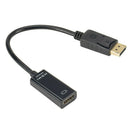 Display Port Male To HDMI Female Cable Converter For PC Monitor Projector TV Set