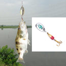 Fishing Lures Artificial Bait Metal Bionic Tackle Rotate Sequins Spinner  Z