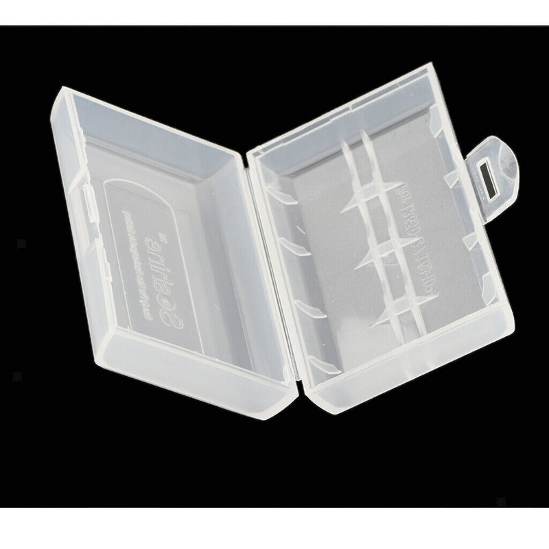 10 Pcs Battery Storage Box Organizer Pack of 5 Cases. Stores 18650 Batteries.