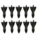 10pcs Shark Fin Diffuser Vortex Generator for Windscreen RoofSpoiler Bumper