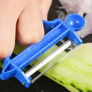 Kitchen Trio Peeler Vegetable Fruit julienne Multifunction Stainless Steel Blade