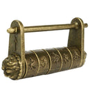 Chinese Old Style Carved Word Password Padlock Locks