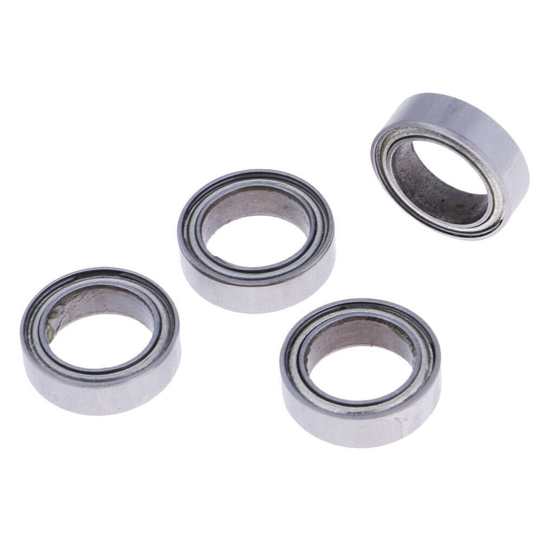 4pcs Metal Double Shielded Bearings (8x12x3.5 mm) for WLtoys 1/12 Racing Car