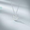 Fashion pendant Double heart jewelry necklace diamond jewelry G5Z1