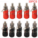 10PCS 4mm Binding Post Speaker Terminal Banana Plug Socket Jack Connector LJ