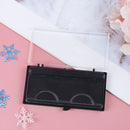 Plastic Eyelash Storage box Transparent Lid black Tray for Grafted eyelas lj