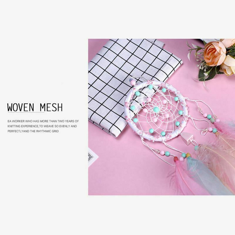 Wind Chimes Dream Catcher Handmade Gifts Dreamcatcher Feather Pendant Creat