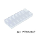14 Slots Adjustable Plastic Jewelry Storage Box Case Craft Organizer Bead H A