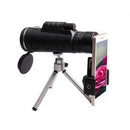 40X60 Zoom Optical HD Lens Monocular Telescope+ Tripod+ Clip For Phone