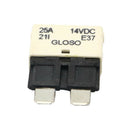 12v-24V Blade Fuse Circuit Breaker Automatic Reset Trip Marine (Low Profile) 25A