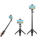 4 In1 Bluetooth Selfie Stick Tripod Monopod Remote Hot Control Holder S7H1 X6O3