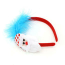 Cute Christmas Feather Headband for Baby Reindeer Hair Band Head Hoop Party Prop