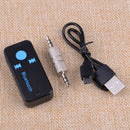 Mini Wireless Bluetooth Car Kit Hands Free 3.5mm Jack Aux Audio Receiver Adapter