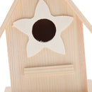 Wooden Little Birds Wood Nesting House Nest Home Pet Supply Accessories