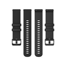 20mm Silicone Replacement Watch Band Wrist Strap for Polar Ignite (Black) A