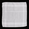 3pcs Men Soft Cotton Handkerchiefs White Pocket Square Comfy Hanky Kerchief
