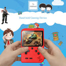 Classic 500 Games Video Player Rechargeable Handheld Game Console (Red)
